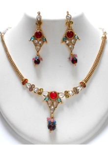 Polki Necklace Set